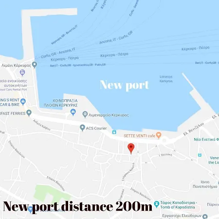 Διαμέρισμα Joy New Port Corfu Town Corfu (city)